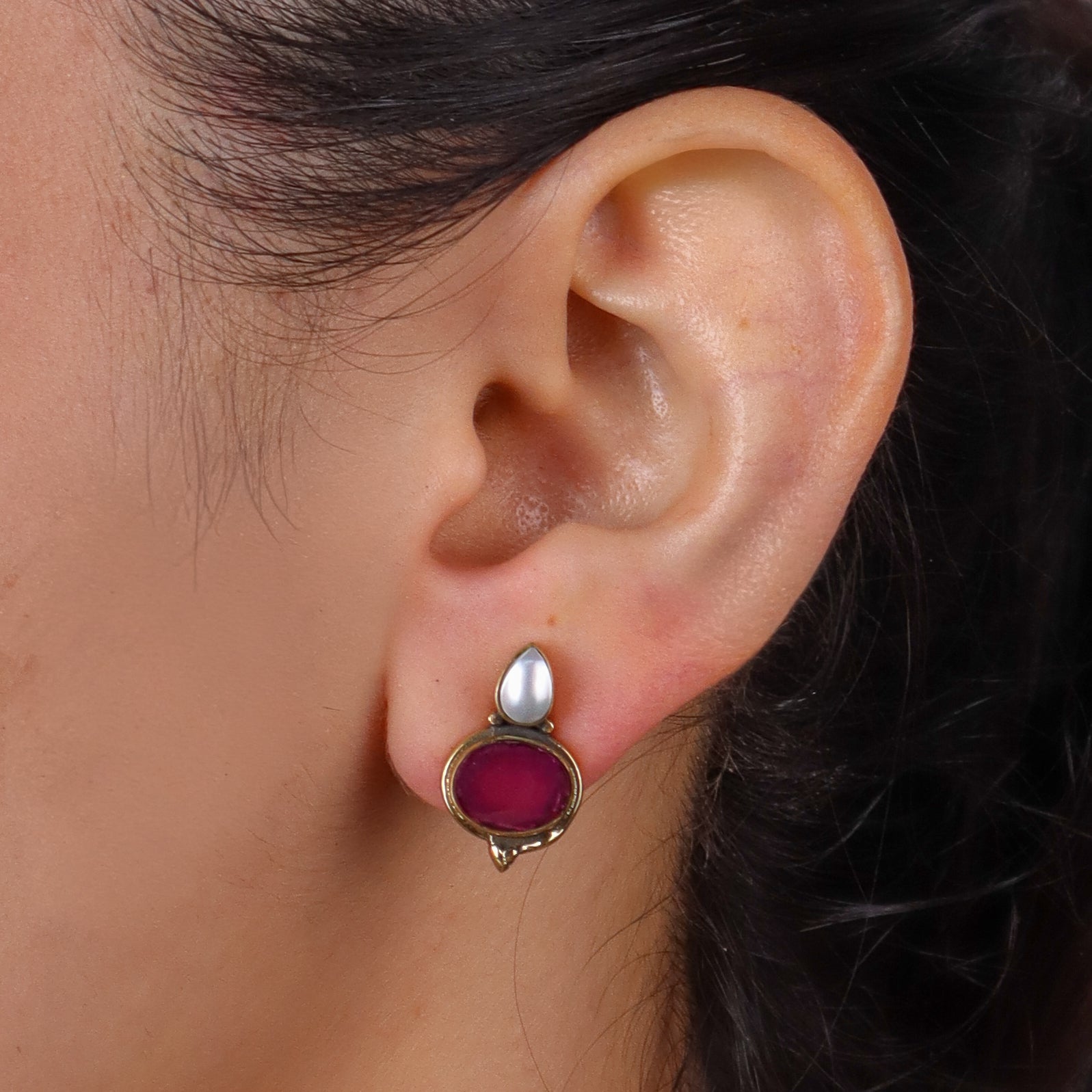Brass Fashion Earrings